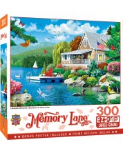 Puzzle Master Pieces din 300 XXL de piese - Lakeside memories -1