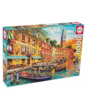 Puzzle Educa din 6000 de piese - Apus peste San Marco