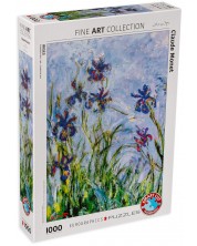 Puzzle Eurographics din 1000 de piese - Irisi, Claude Monet -1
