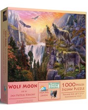 Puzzle SunsOut din 1000 de piese - Lupii