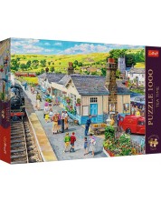 Puzzle Trefl din 1000 piese - Stația din sat