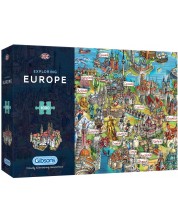 Gibsons 1000 Piece Puzzle - Explorând Europa