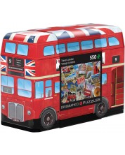 Puzzle Eurographics din 550 de piese - Autobuz din Londra -1