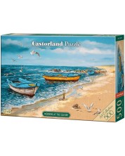 Puzzle Castorland de 500 Pieces - Dimineața pe plajă  -1