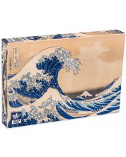 Puzzle Black Sea din 500 de piese - Marele Val de langa Kanagawa, Katsushika Hokusai -1