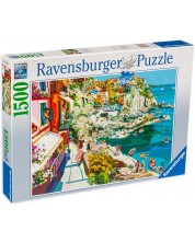 Puzzle Ravensburger de 1500 de piese - Romantism în Chinkue Terre