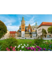Puzzle Castorland din 500 de piese - Castelul Regal Wawel, Cracovia, Polonia -1