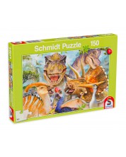 Puzzle Schmidt din 150 de piese - Lumea dinozaurilor -1
