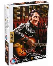 Puzzle Eurographics din 1000 de piese - Portretul lui Elvis Presley -1
