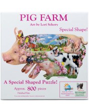 Puzzle SunsOut din 800 de piese - Fermă de porci