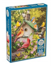 Puzzle Cobble Hill din 500 XXL de piese - Casa de vara pentru păsări  -1