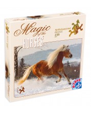 Puzzle D-Toys din 239 de piese - Magia cailor, Hufflinger II, Edita Troyan -1
