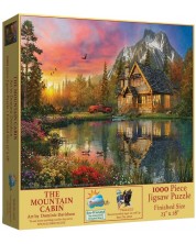 Puzzle SunsOut din 1000  de piese - Cabana la munte