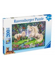 Puzzle Ravensburger din 200 XXL de piese - Unicorni mistici -1