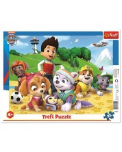 Puzzle Trefl din 25 de piese - Paw Patrol on the trail