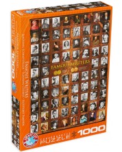Puzzle Eurographics din 1000 de piese - Scriitori cunoscuti -1