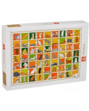 Puzzle Deico Games din 1000 de piese - Pattern Cats -1