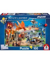 Puzzle Schmidt din 100 de piese - Arenă de turnire Playmobil -1