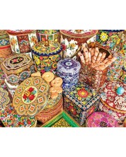 Puzzle Springbok din 500 de piese - Cookie Tins -1