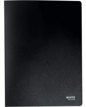Dosar Leitz - Cu 20 de buzunare, A4, negru -1