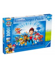 Puzzle Ravensburger din 100 XXL de piese - Echipa Paw Patrol -1