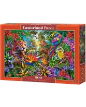 Puzzle Castorland de 500 de piese - Moda în junglă  -1