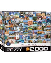 Puzzle Eurographics din 2000 de piese - Obiective turistice -1