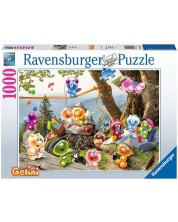 Puzzle Ravensburger de 1000 de piese - Gelini: Mergem la un picnic -1