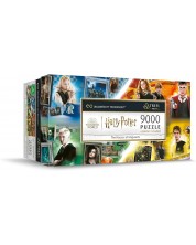 Puzzle panoramic de 9.000 de piese Trefl - Casele Hogwarts -1