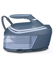 Stație de călcat cu abur Philips - PSG6042/20, 2400W, 130 g/min, gri - imagine 1