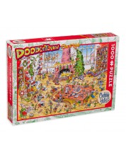 Puzzle Cobble Hill din 1000 de piese - Elfi muncitori -1