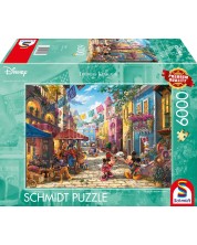 Puzzle Schmidt de 6.000 de piese - Mickey și Minnie în Mexic 