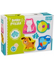Puzzle Trefl 4 in 1 - Little Animals -1