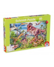 Puzzle Schmidt de 60 piese - Dinozauri