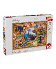 Puzzle Schmidt de 2000 piese - Thomas Kinkade Disney Dreams Collection