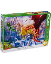 Puzzle Eurographics din 500 de piese - Dragon Kingdom -1