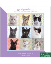 Puzzle Good Puzzle din 500 de piese - Portrete de pisici -1