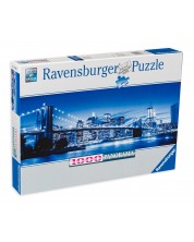 Puzzle panoramic Ravensburger din 1000 de piese - Luminosul New York -1