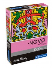 Puzzle Clementoni din 1.000 de piese - Keith Haring, tip 1