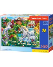 Puzzle Castorland din 300 de piese - Grădina unicornilor -1