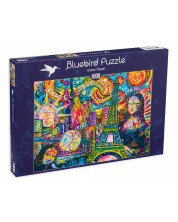 Puzzle Bluebird de 1000 piese - Iconic Travel