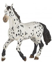 Figurina Papo Horses, foals and ponies – Iapă, rasa Appalachian, neagra -1
