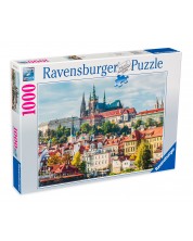 Puzzle Ravensburger de 1000 piese - Castelul din Prag
