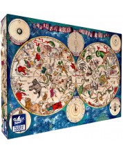 Puzzle Black Sea din 1000 de piese - Harta cerului, 1670 -1