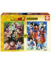 Puzzle Educa din 2 х 500 de piese - Dragon Ball