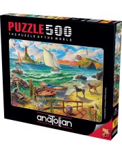 Puzzle Anatolian din 500 de piese - Seaside View  -1