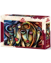 Puzzle Art Puzzle din 1000 de piese - Trasaturi feminine -1