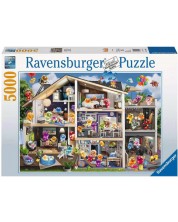 Puzzle Ravensburger  din  5000 piese - Casa de păpuși a lui Gelini