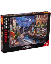 Puzzle Anatolian din 1000 de piese - Strada din Venetia, James Lee -1