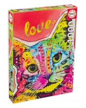 Puzzle Educa din 1000 de piese - Dragostea pisicilor, Dean Rousseau -1